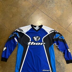 Thor Black and Blue Racing Jersey
